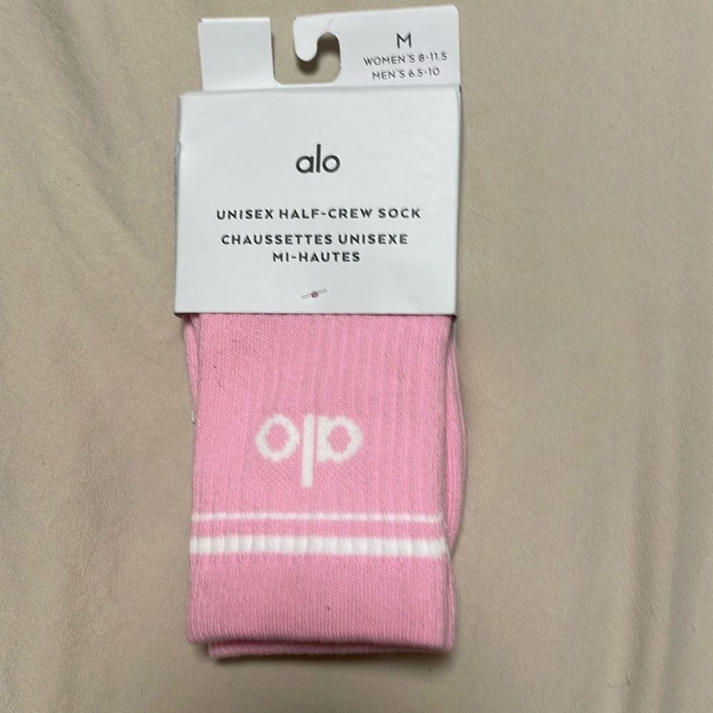 All pink socks size Medium women’s 8.5-11.5